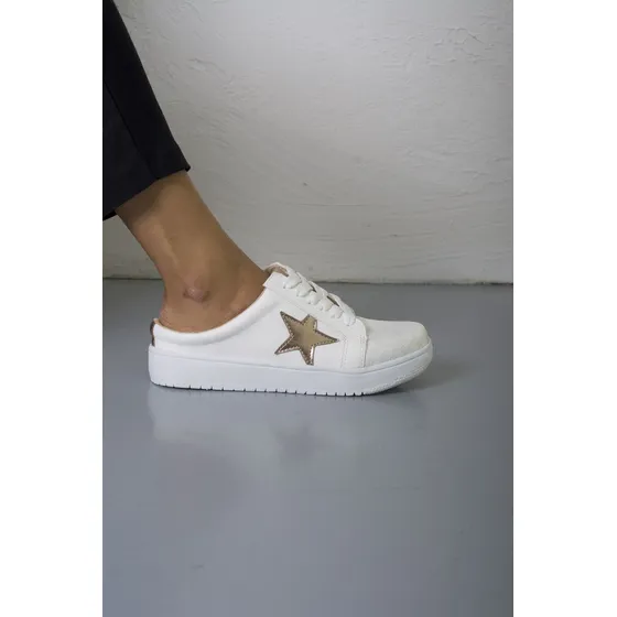 Zapatillas De Mujer S/talon Ecocuero Mia Bella