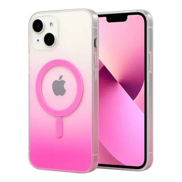 Funda Para iPhone Rigida Con Magsafe Color Degradado