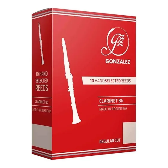 Caña Gonzalez Clarinete Si B Regular Cut 2 1/2 10 Unidades