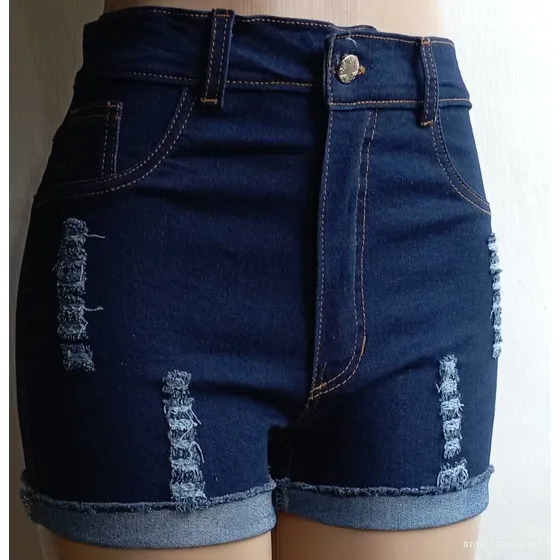 Shorts Jeans Strech Dama 