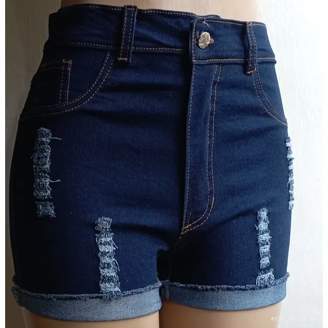 Shorts Jeans Strech Dama 