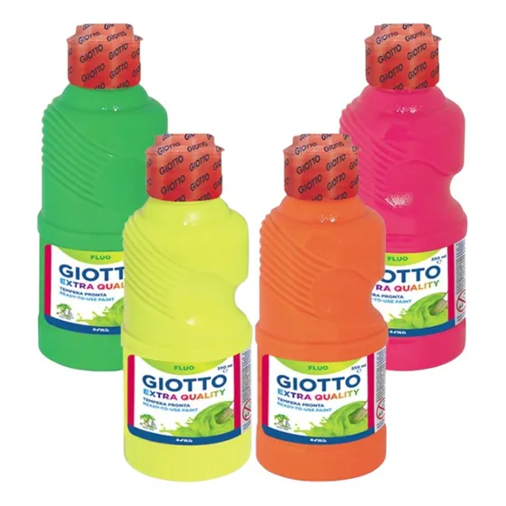 Tempera Giotto Fluo 250gr. Serviciopapelero
