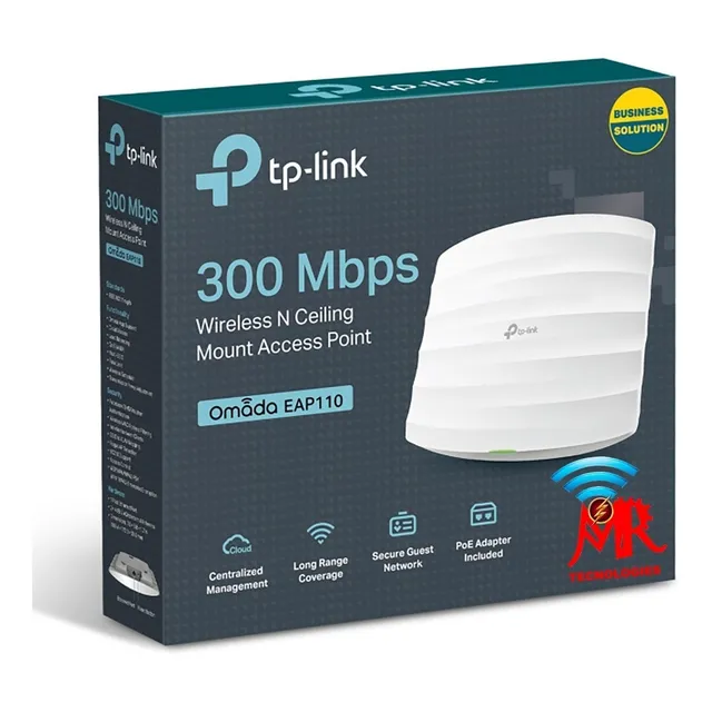 Eap110 Access Point Inalambrico 300mbps 2.4ghz Montaje Techo