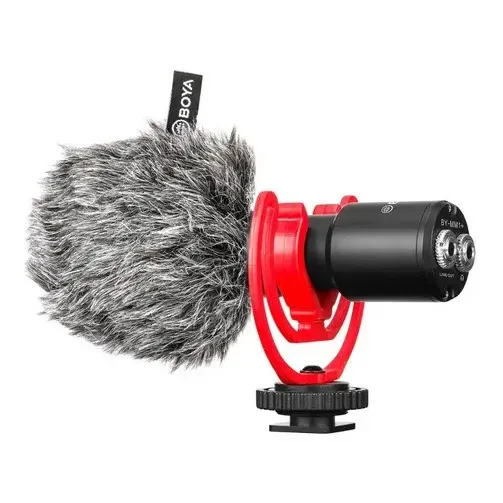 Microfono P\u002F Camara Video Celular Boya By-mm1+ Plus Con Salida Auriculares | Cuotas sin interés