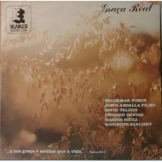 Lp Graça Real - A Tua Graça É Melhor Que A Vida 