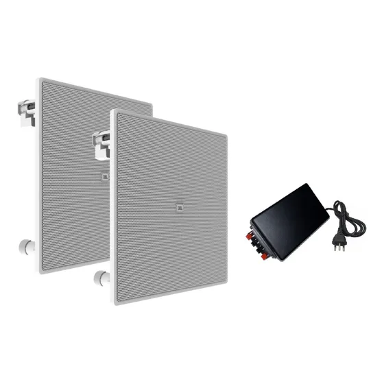 Kit Arandela Jbl + Amplificador Invisível Bluetooth 100w Rms