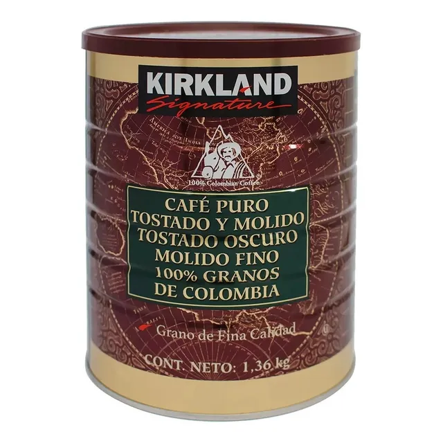 Café Molido 100% Colombiano 1.36kg Kirkland Signature