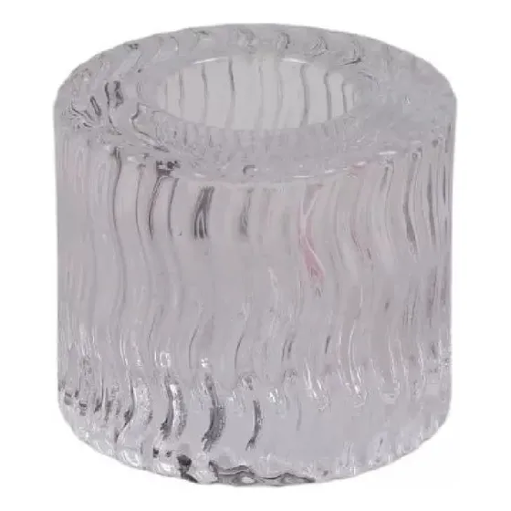 Portavelas  De Cristal Para Decoración Para Adorno De Vela