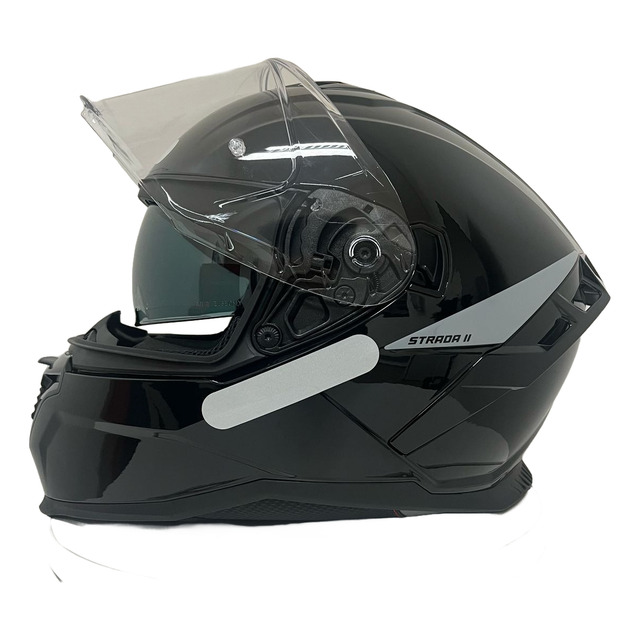 Capacete Norisk Strada2 Mono Preto Brilho C/ Oculos Fume Capacete Norisk Strada2 Mono Preto Brilho C/ Oculos Fume