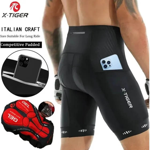 Licra Ciclismo Pantalón Con Gel Largas Distancias