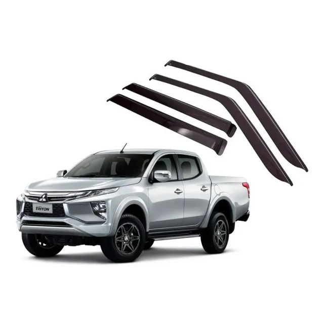 Deflectores Mitsubishi L200 + 2020 Adhesivos Oriyinall Compl