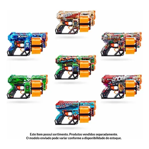 Brinquedo Lançador De Dardos X-shot Turbo Fire Candide 5562