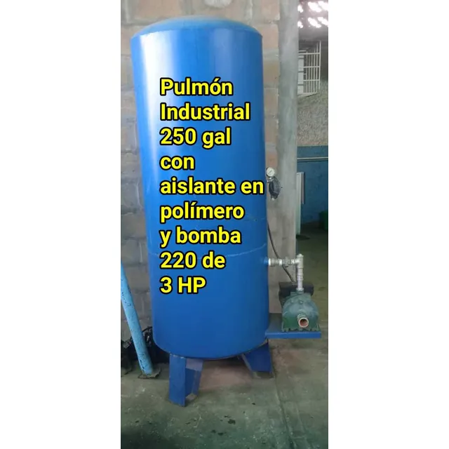Hidroneumático Pulmón 250 Galón Con Bomba De Agua De 3hp