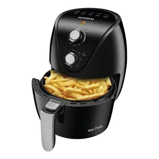 Fritadeira ElĂ©trica Sem Ăleo Mondial Preta 3,5l Cor Preto Fritadeira ElĂ©trica Sem Ăleo Mondial Preta 3,5l Cor Preto
