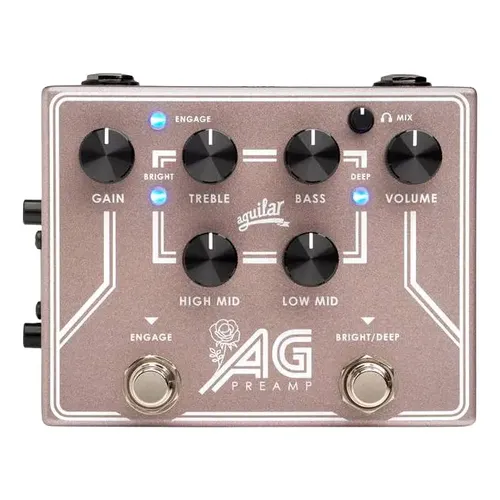 Pedal Aguilar Storm King - Distorção/fuzz Para Baixo Preto