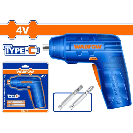 Destornillador Inalámbrico 4v 240 Rpm Carga Usb Wadfow