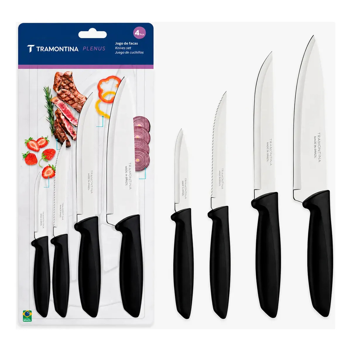 Kit 4 facas Tramontina
