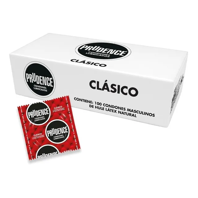 Prudence Clásico Preservativos En Caja Con 100 Condones