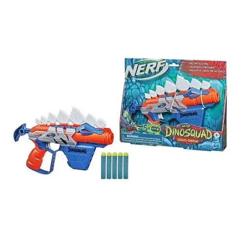Nerf Dinosquad Lanza Dardos Stego-smash