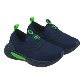 Kidstep Tênis Meia Infantil Calce Fácil K Masculino Bordado