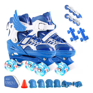 Patines Paralelos Ajustables Y Patines Dobles 2 En 1 Patines Paralelos Ajustables Y Patines Dobles 2 En 1