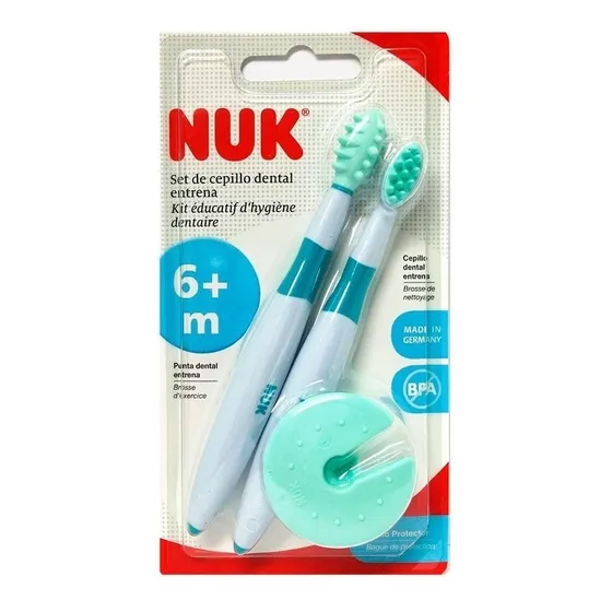 Cepillos De Dientes Nuk Entrenamiento Anillo Protector Bebes