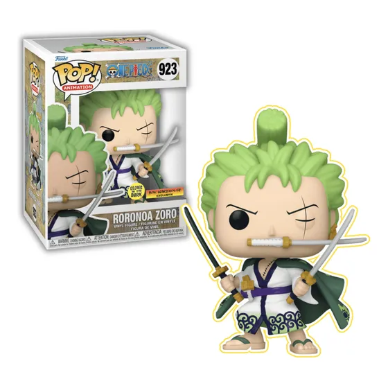 Zoro Funko Pop 923 Glow In The Dark One Piece Exclusivo