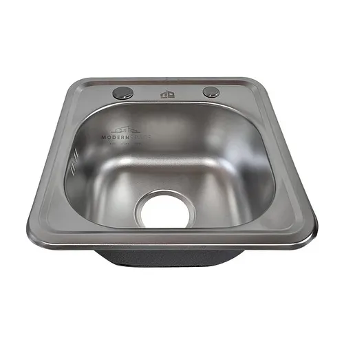 Lavaplatos Fregadero De Acero Inoxidable 38x38 Cm