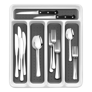 Cubiertos De 24 Piezas Con Compartimentos Antideslizantes Pa Cubiertos De 24 Piezas Con Compartimentos Antideslizantes Pa