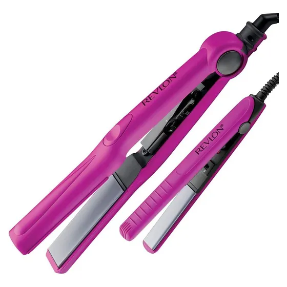 Plancha Alaciadora De Cabello Revlon Dual Voltaje 1 & 1/2