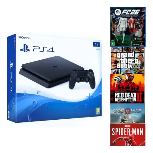 Sony PlayStation 4 Slim PlayStation 4 1TB Mega Pack: Ghost of