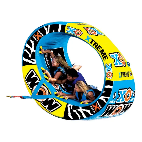 Remolque Inflable Para Paseo Acuático Ovalado De 1-3 Persona