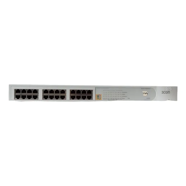 Switch 3com (3cblug24a) 24 Puertos Color Blanco