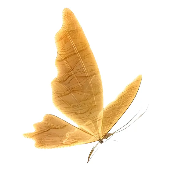 Borboleta De Led Para Decoração Com Suporte - 80cm - 1 Unid
