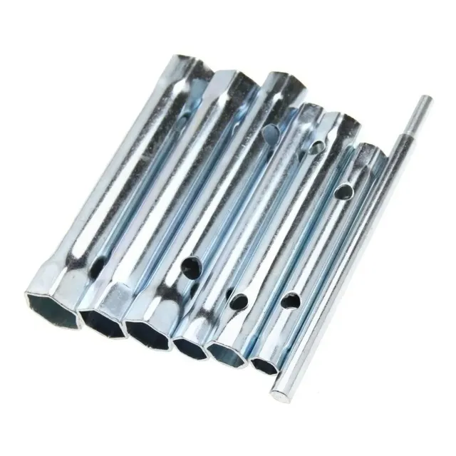  Set 6 Llave Plomero Trasera Tuerca Llave Bujía Llave Juego