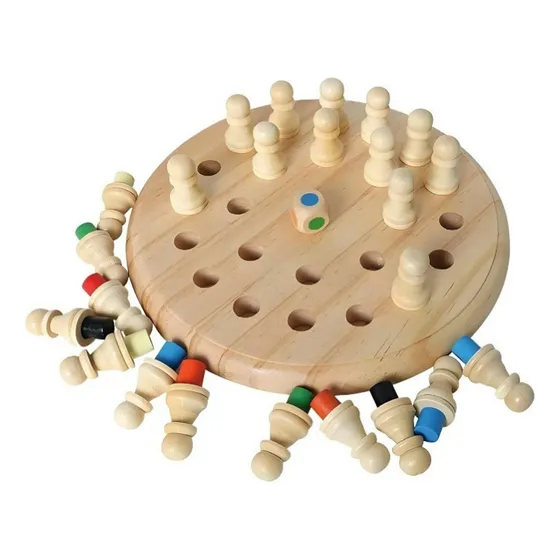 Juego De Mesa Montessori Didáctico De La Memoria De Madera