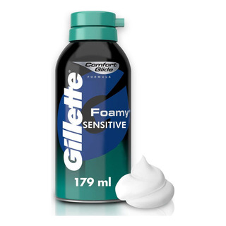 Espuma De Barbear Gillette Foamy Sensivel 175g Espuma De Barbear Gillette Foamy Sensivel 175g