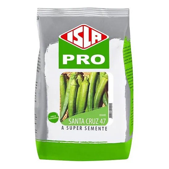Sementes de Quiabo Santa Cruz 47 100g Isla sementes