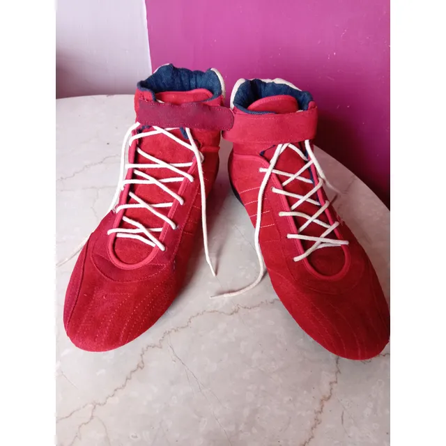 Simpson Safety 28100 Bk Zapatillas Altas 10 Rojo