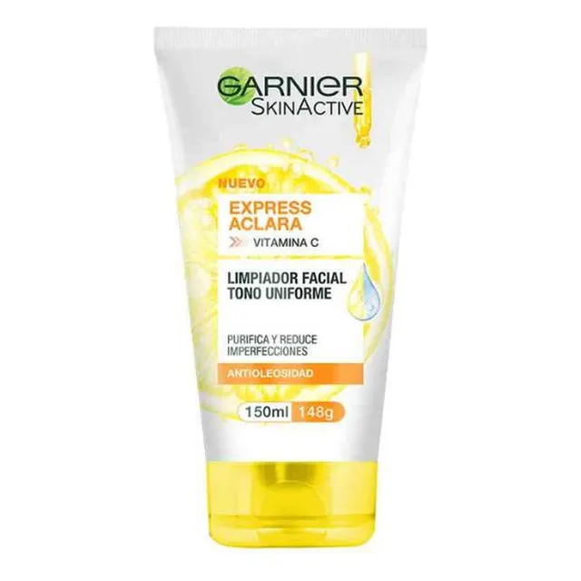 Gel Garnier Limpiador Facial Con Vitamina C Express Aclara