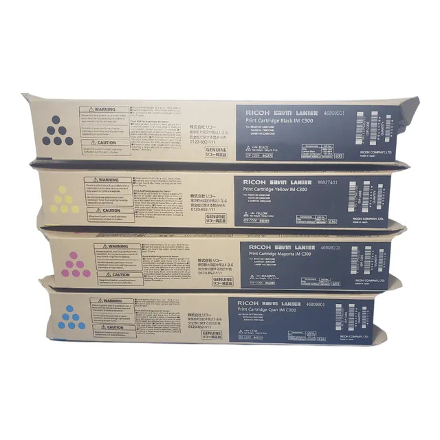 Toner Ricoh Im C300/c400 Kit De 4 Originales Nuevos