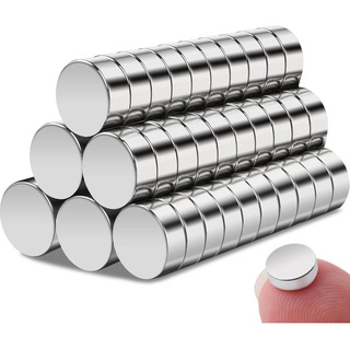 Imanes De Neodimio Redondos Super Fuertes 6x2mm / X60u Imanes De Neodimio Redondos Super Fuertes 6x2mm / X60u
