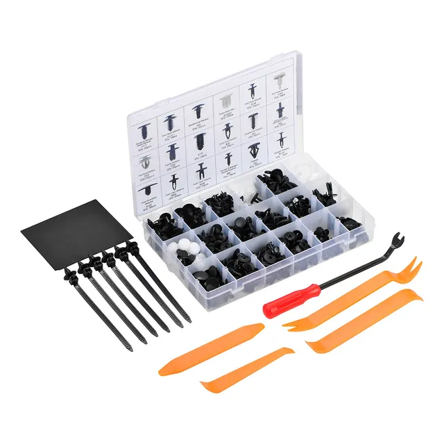 Kit 415 Clips De Retencion Sujeción Carroceria Gadnic Auto