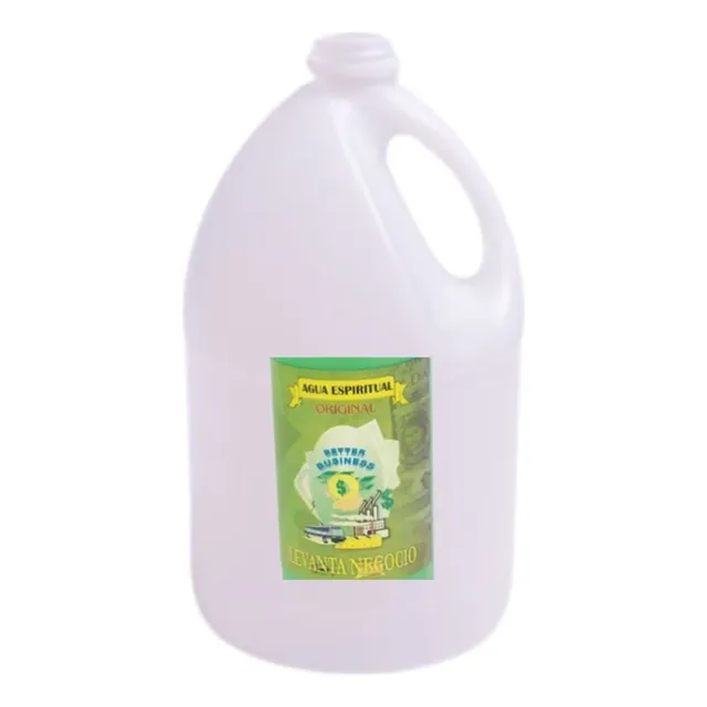 Agua Espiritual Galón De 4 L. Suerte Abundancia Amor Limpias