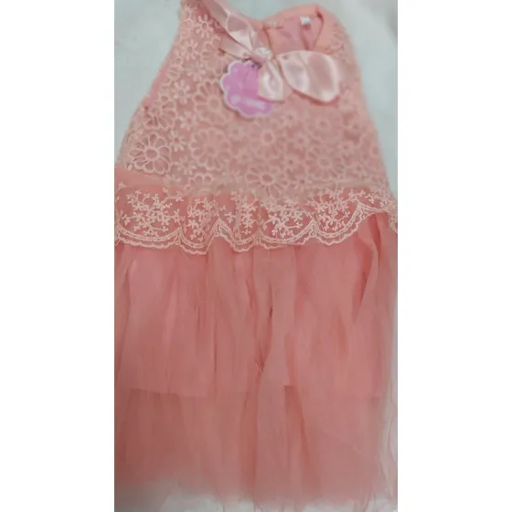Vestido De Fiesta Talla 12 Meses Niña