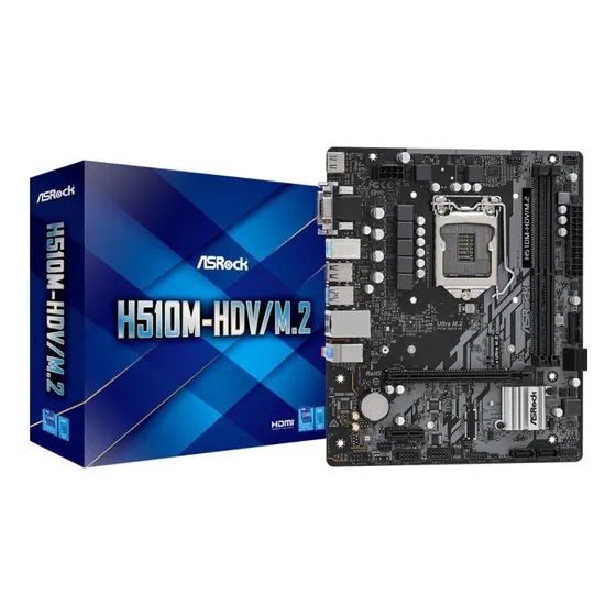 Asrock H510m-hdv M.2 - Ddr4 - Usb 3.2 - Slot M.2 - Micro Atx