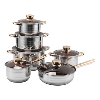 Batería De Cocina Royal Haus Antiadherente 12pzs Extra Jumbo Batería De Cocina Royal Haus Antiadherente 12pzs Extra Jumbo
