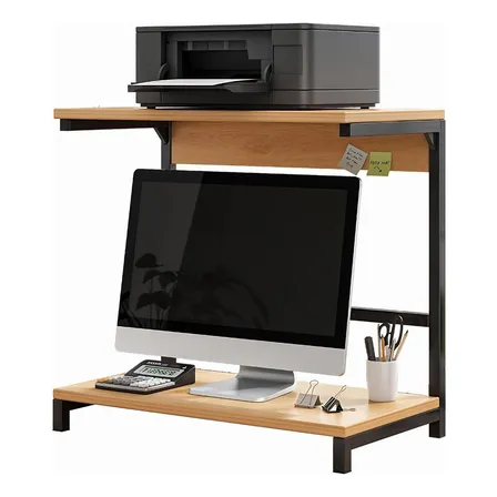 Elevador De Monitor Organizador De Escritorio 2 Niveles, Soporte De Monitor Para Escritorio De Madera Para Monitores De Computadora, Computadoras Portátil, Impresora, Tv