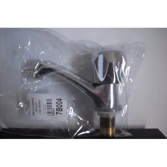 Llave Para Lavamanos Individual Metálica