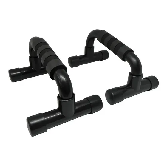 Barras Paralelas Push Up Importadas Flexiones Calistenia Gym Color Negro